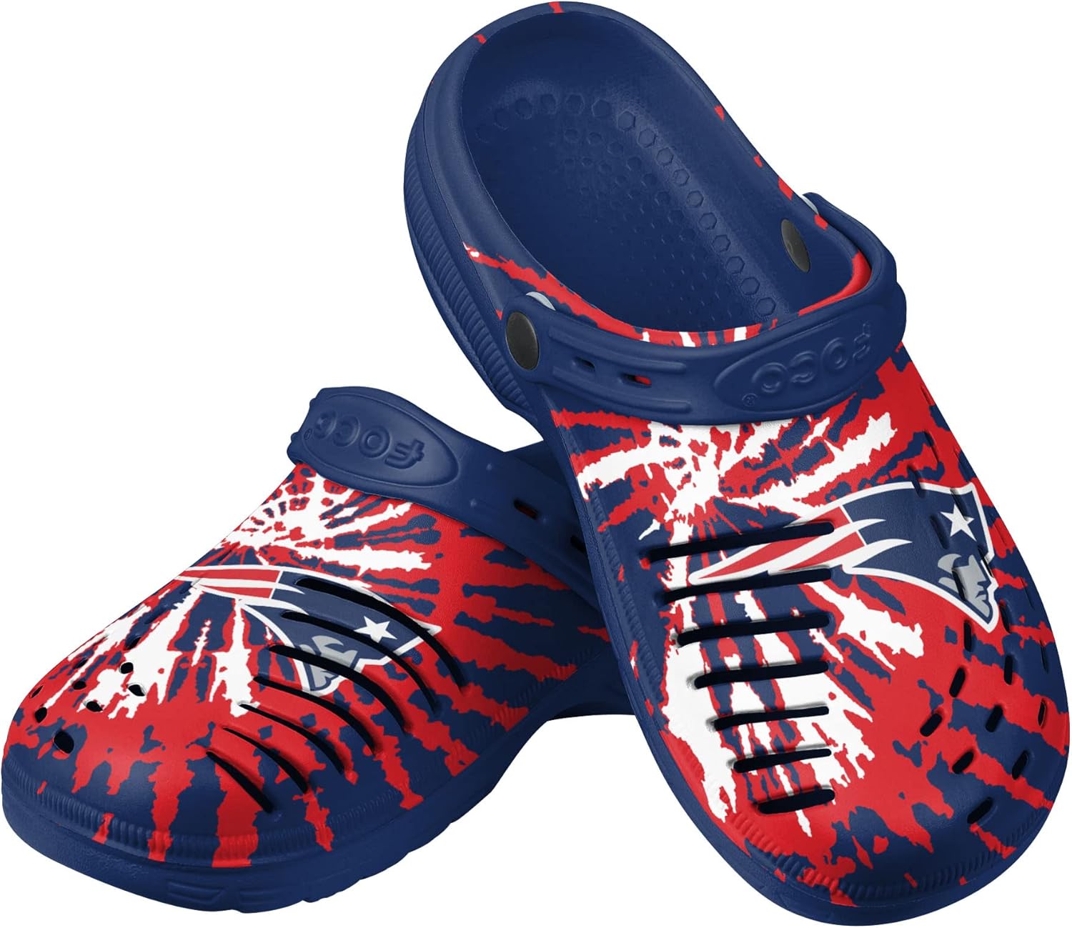 FOCO Men's NFL Team Logo Tie-dye Garden Water Sandals Shoes