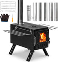 Upgraded Portable Wood Stove for Camping - Compact Tent Stove