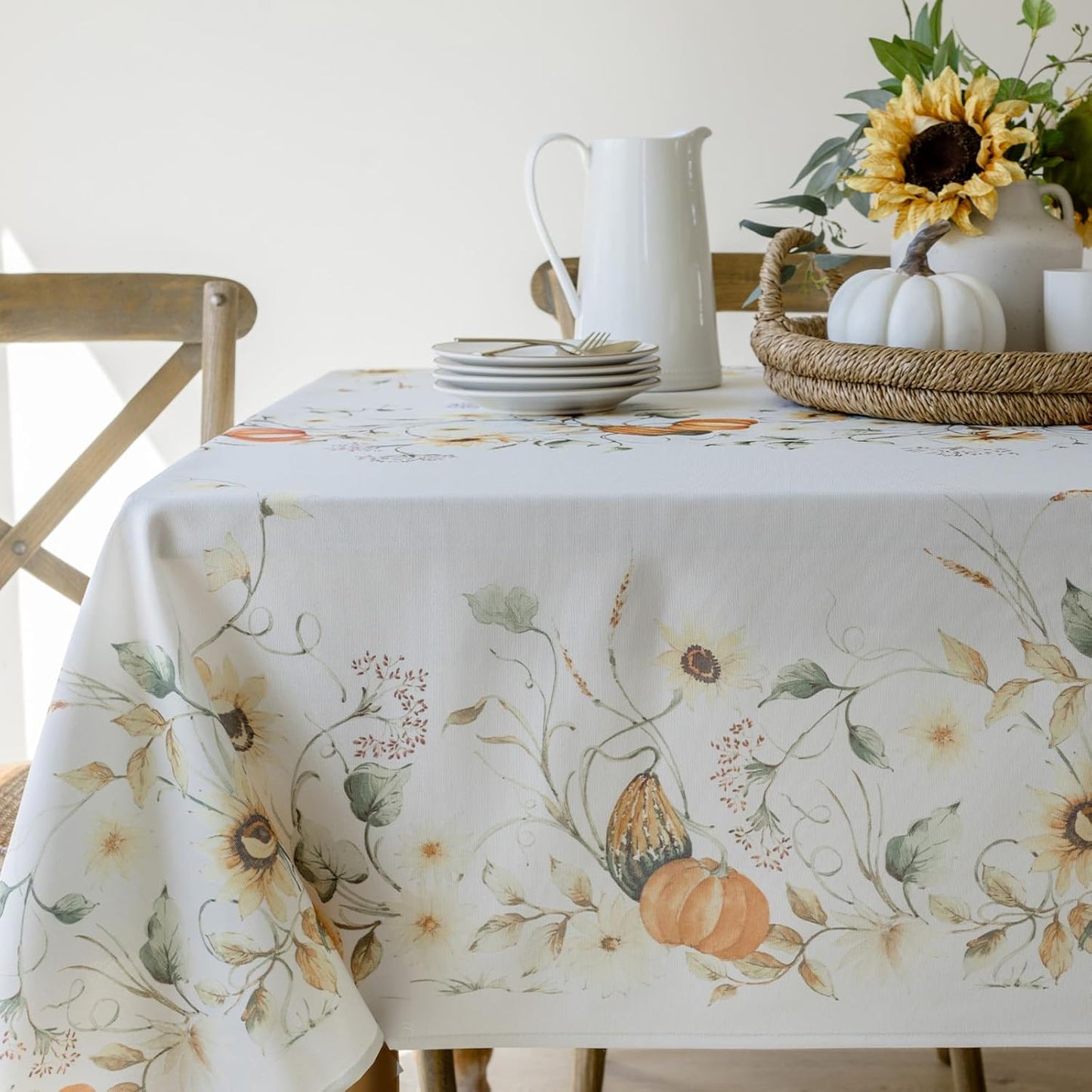 Autumn Bounty Tablecloth for Fall and Thanksgiving Decor