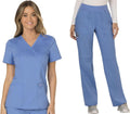 Cherokee Scrub Set For Women Modern Classic Fit Mock Wrap (Style K95V)