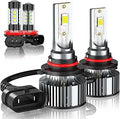 LED Headlight Bulbs Combo for Toyota RAV4 2016-2019 - Bright 6000K