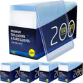 1000 Card Sleeves Top Loaders for Cards - Double Protection Value Pack