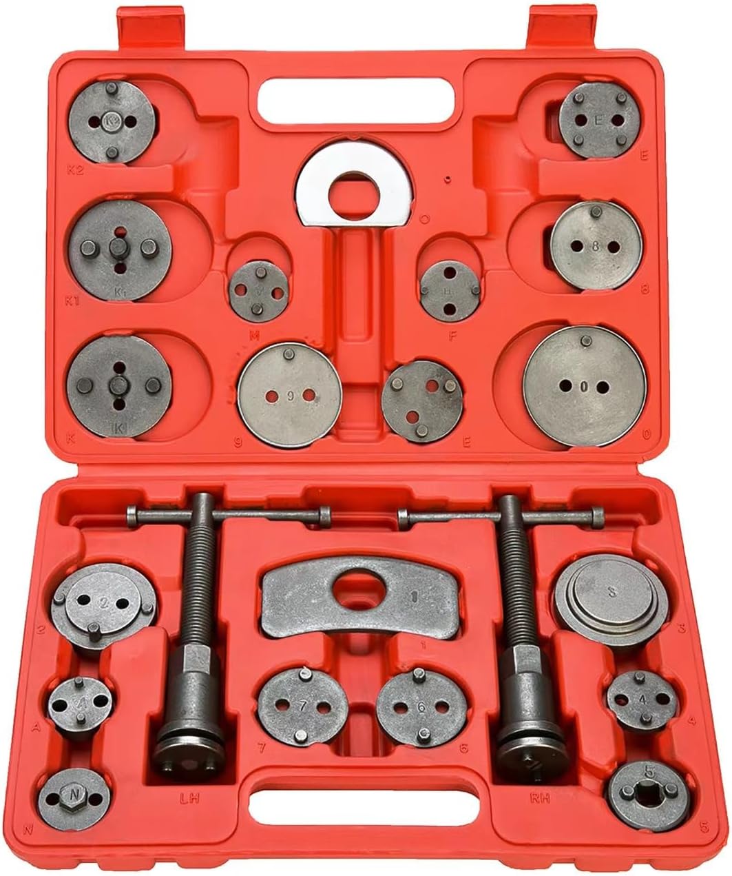 22pc Red Auto Repair & Maintenance Toolkit