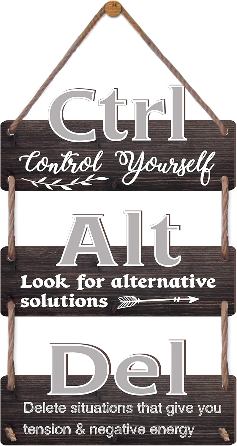 Motivational Wall Art Set - Control Yourself