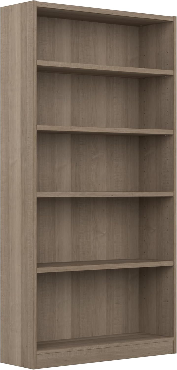 Bush Furniture Universal Tall 5 Shelf Bookcase for Home Office