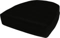 Rounded Back Seat Cushion 19.5in x 20in x 5in - Sunbrella Black