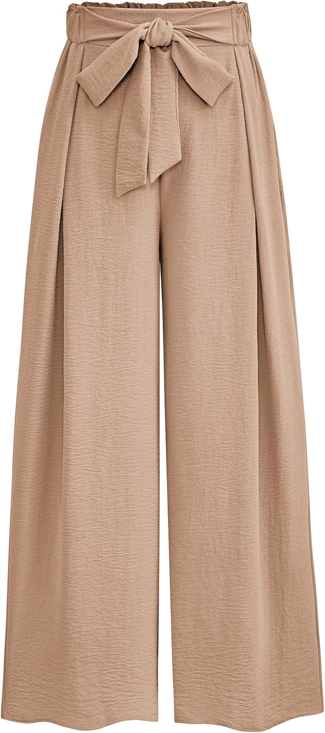 PRETTYGARDEN Women's Wide Leg Work Pants for Business Casual Style