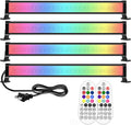 MEIKEE 25W RGB Wall Wash Lights 4 Pack - Bright Outdoor RGBW Washers