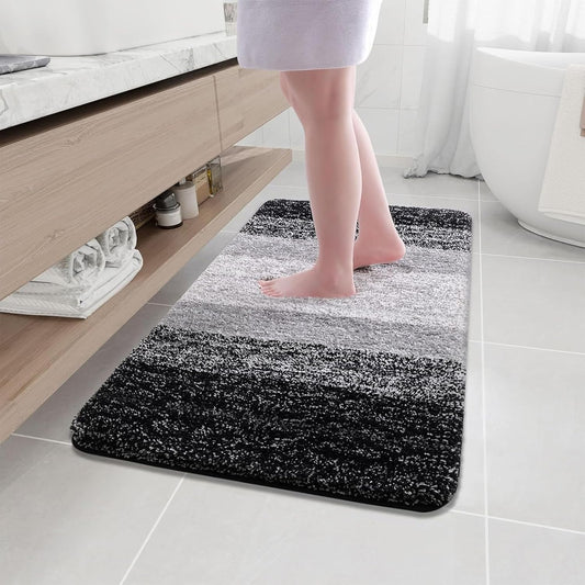Arotive Microfiber Bathroom Rugs - Soft, Absorbent, Non-Slip