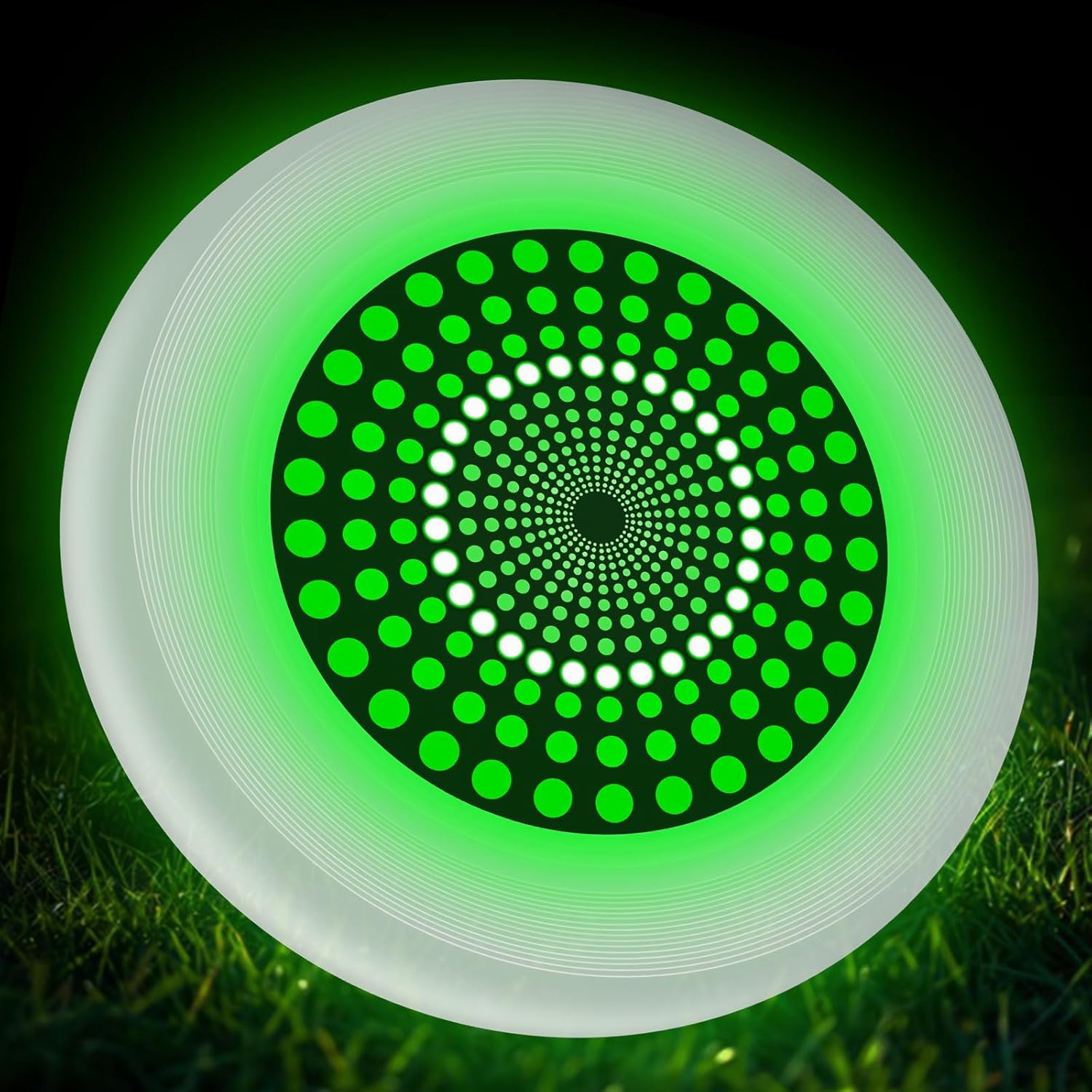 ZhaoJum LED Flying Disc: Bright, Rechargeable Fun!