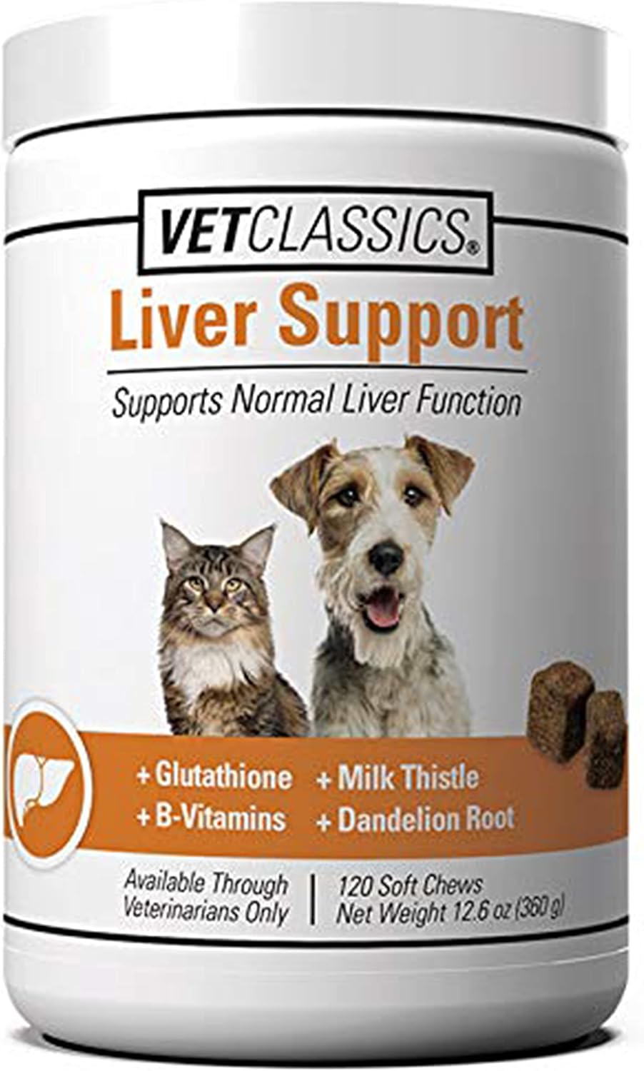 Vet Classics Liver Support Supplement for Dogs and Cats