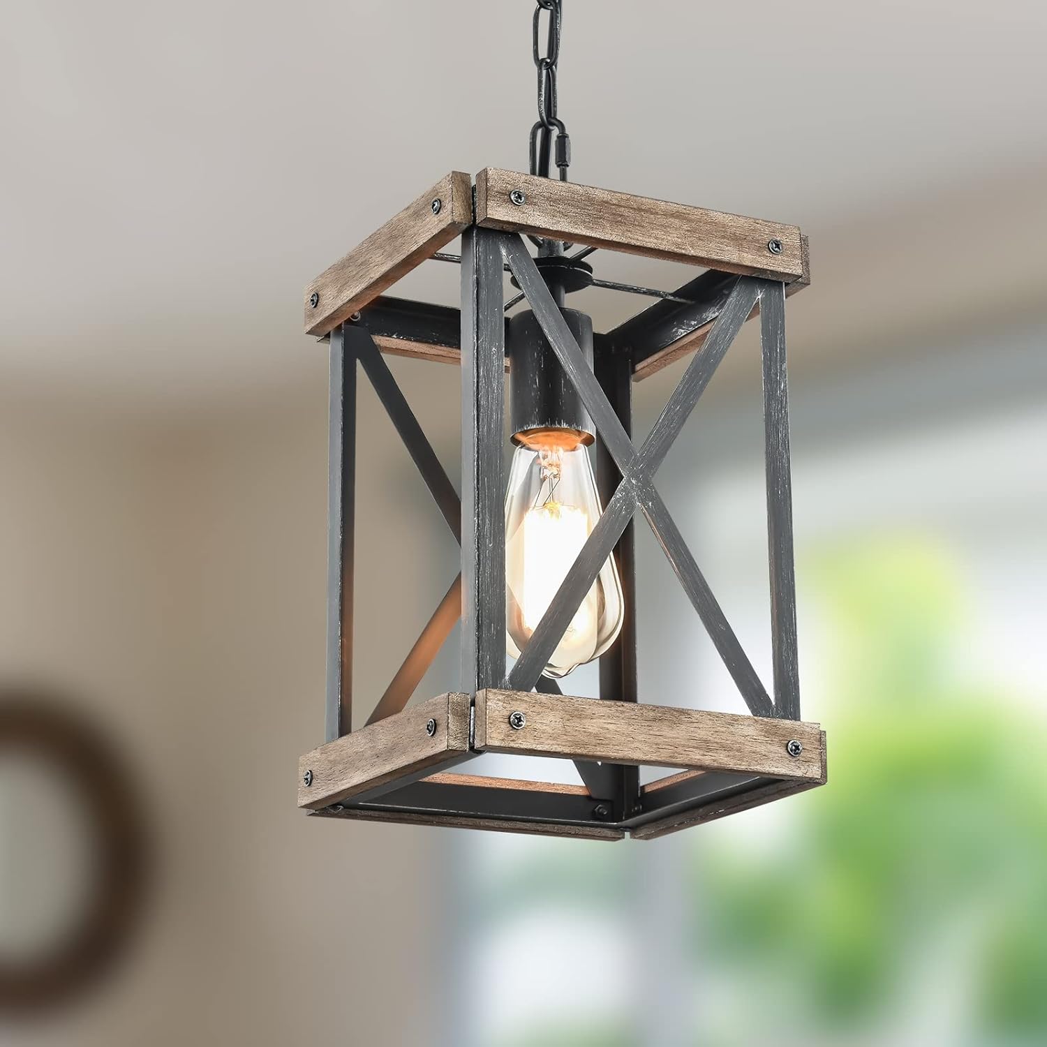 Farmhouse Pendant Light for Kitchen Island and Dining Room