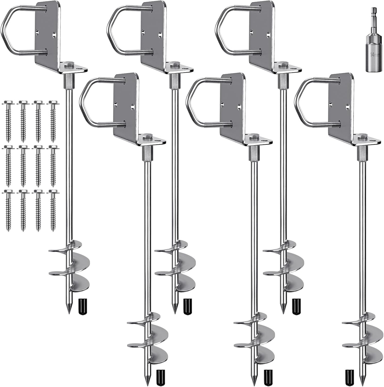 Multi-Purpose Trampoline Stakes Anchors for Secure Installation
