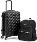 Kenneth Cole REACTION Diamond Tower 2-Piece Luggage Set - Lightweight