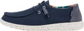 Hey Dude Wendy Chambray Lace-Up Loafer - Lightweight Comfort for Daily