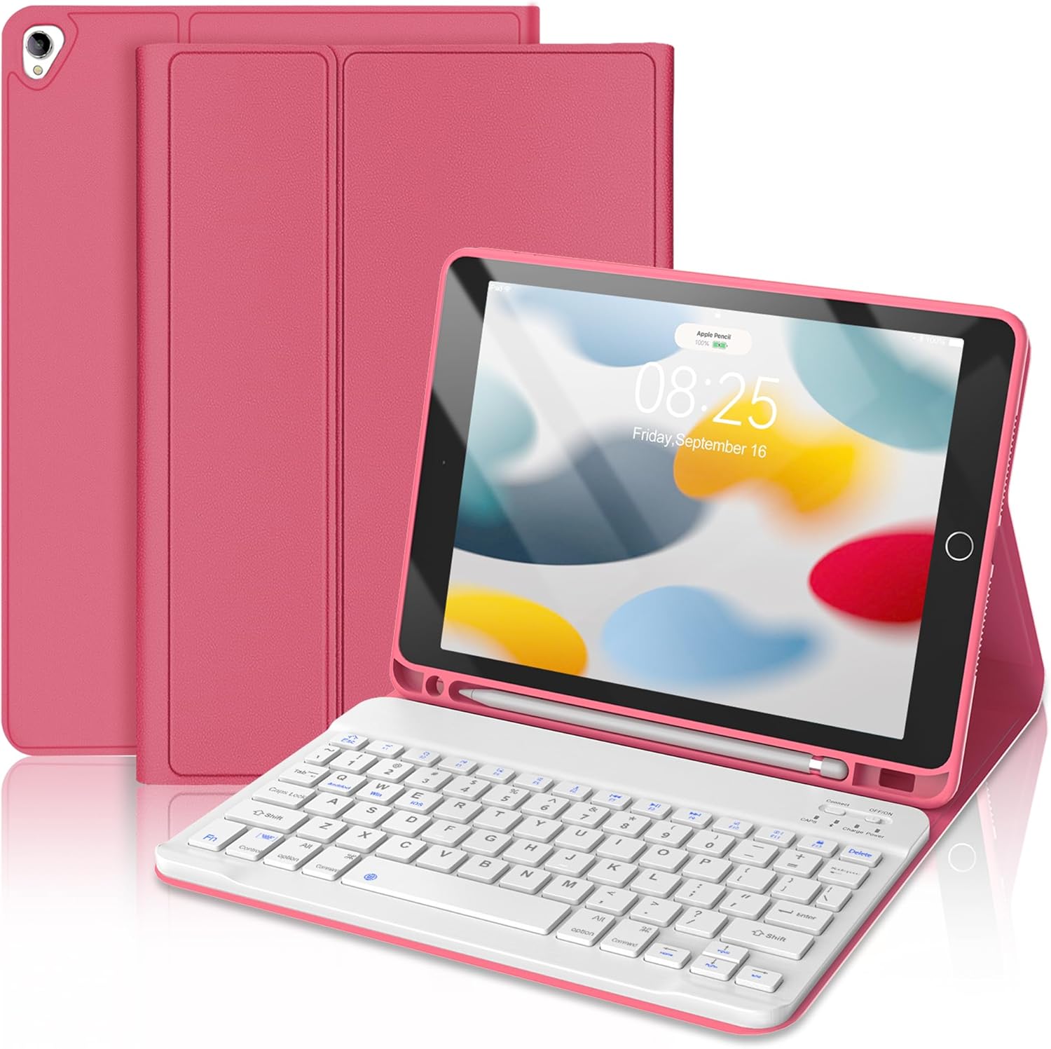 Keyboard Case for iPad 9th Generation with Detachable Keyboard
