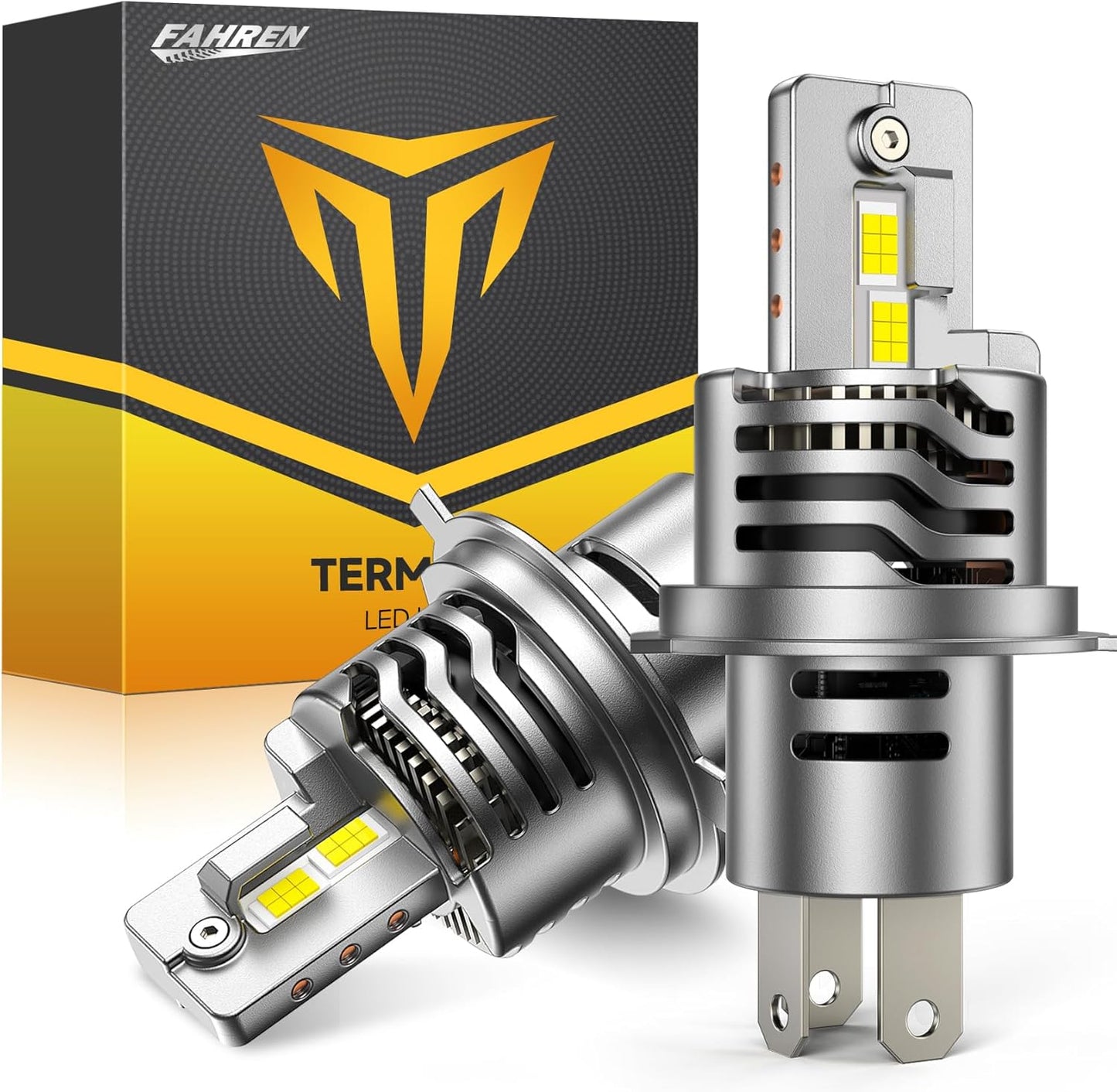 FAHREN H4/9003 Bulbs: 70,000LM Brightness for Safe Driving