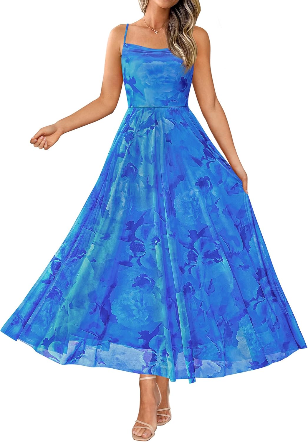 Elegant Floral Maxi Dress for Women - Perfect Summer Party Wear