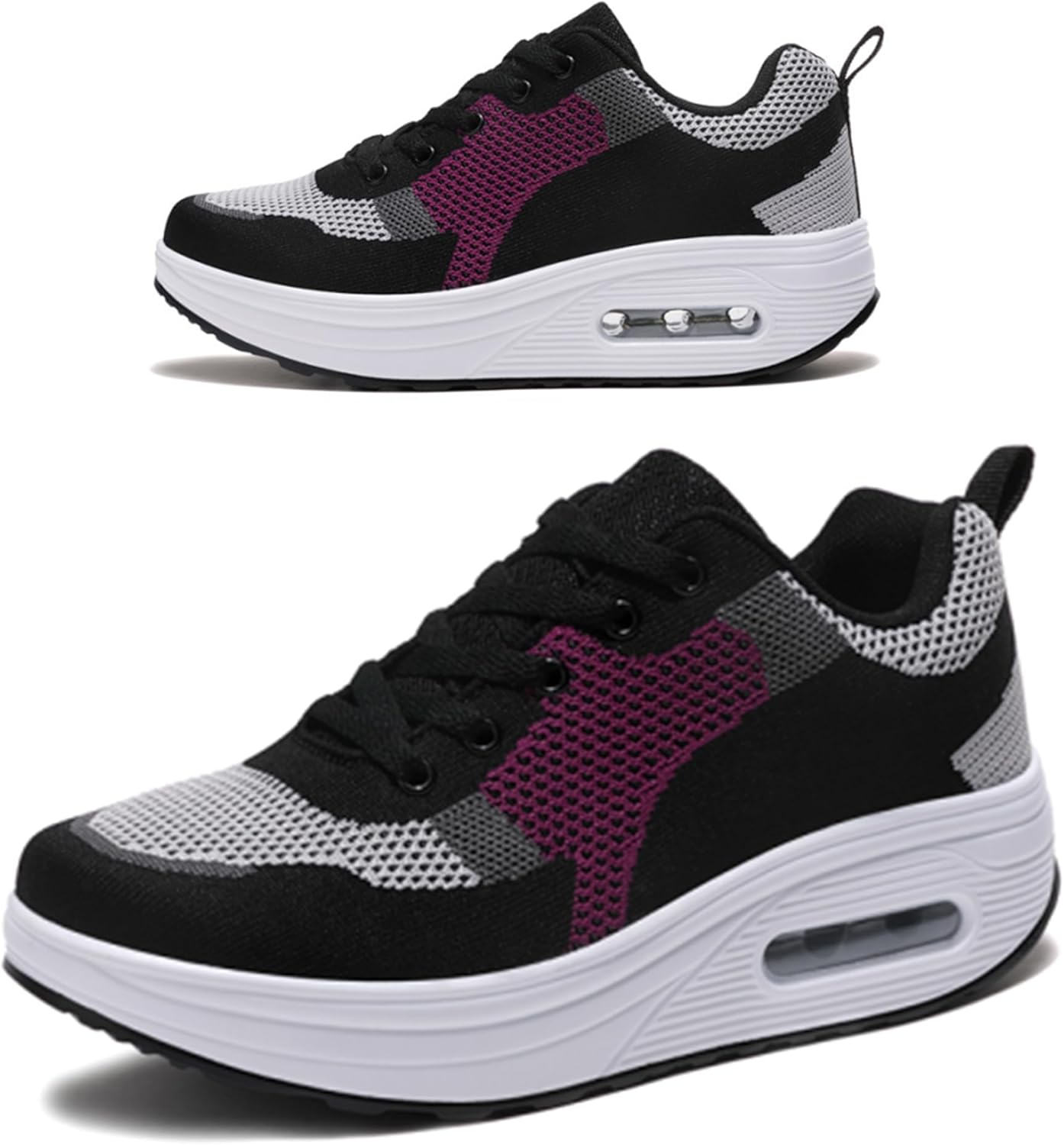 RUIDENG Platform Sneakers for Women with Air Cushion Comfort