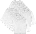 HonestBaby 10-Pack Long Sleeve T Shirts 100% Organic (Style WX19)