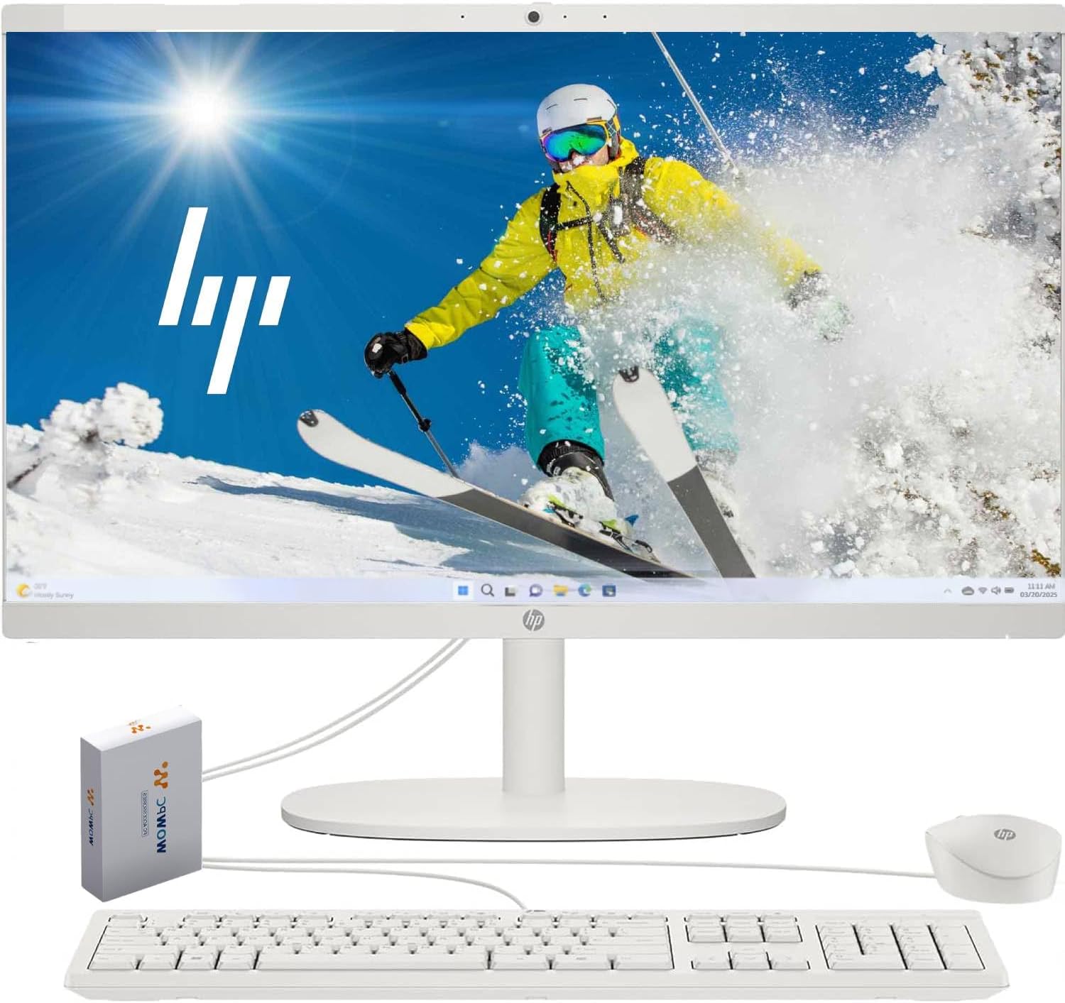 HP 2025 New 22 Inch All-in-One Desktop Computer with 12GB RAM