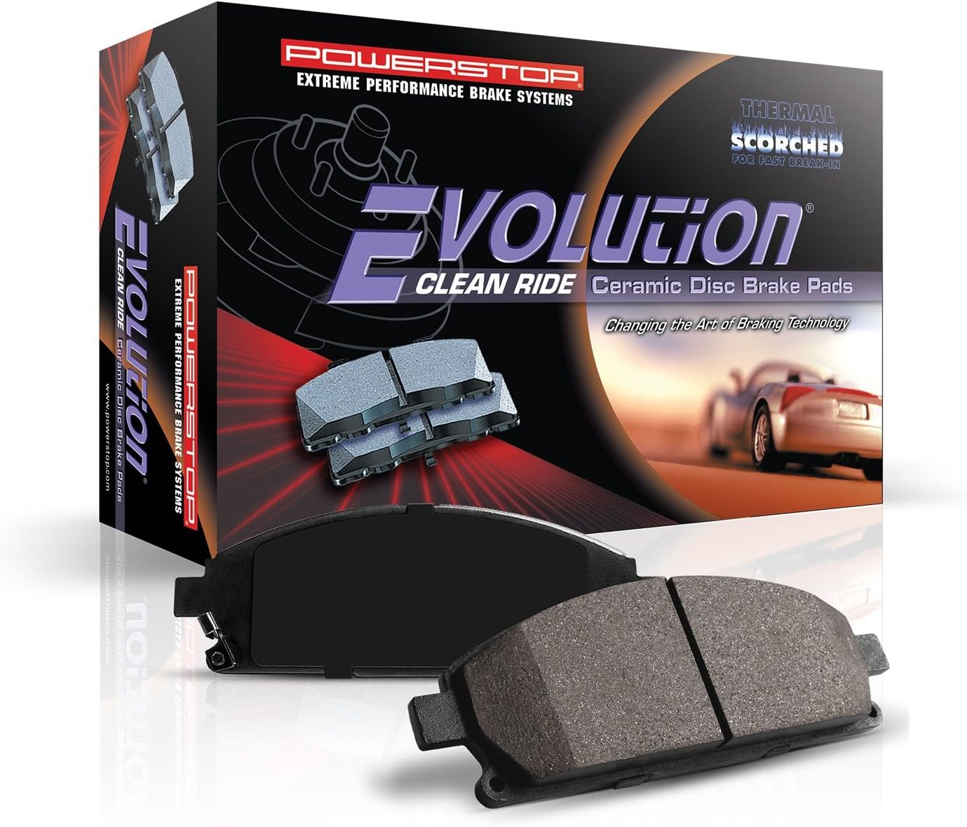 Power Stop Z16 Evolution Ceramic Brake Pads for Acura Honda
