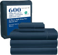 Split Sheets Set for Adjustable Beds King - 600 TC Denim Sateen