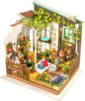 RoWood Miniature House Kit 1:24 Scale - Miller's Garden DIY