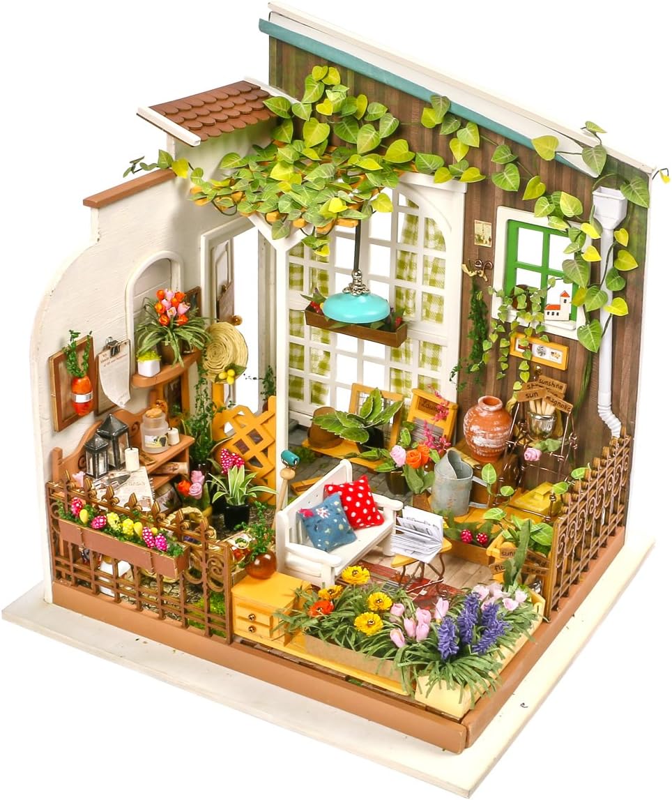 RoWood Miniature House Kit - DIY Miller's Garden Dollhouse