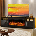 Lemberi 36 Inch Electric Fireplace TV Stand for Modern Living Rooms