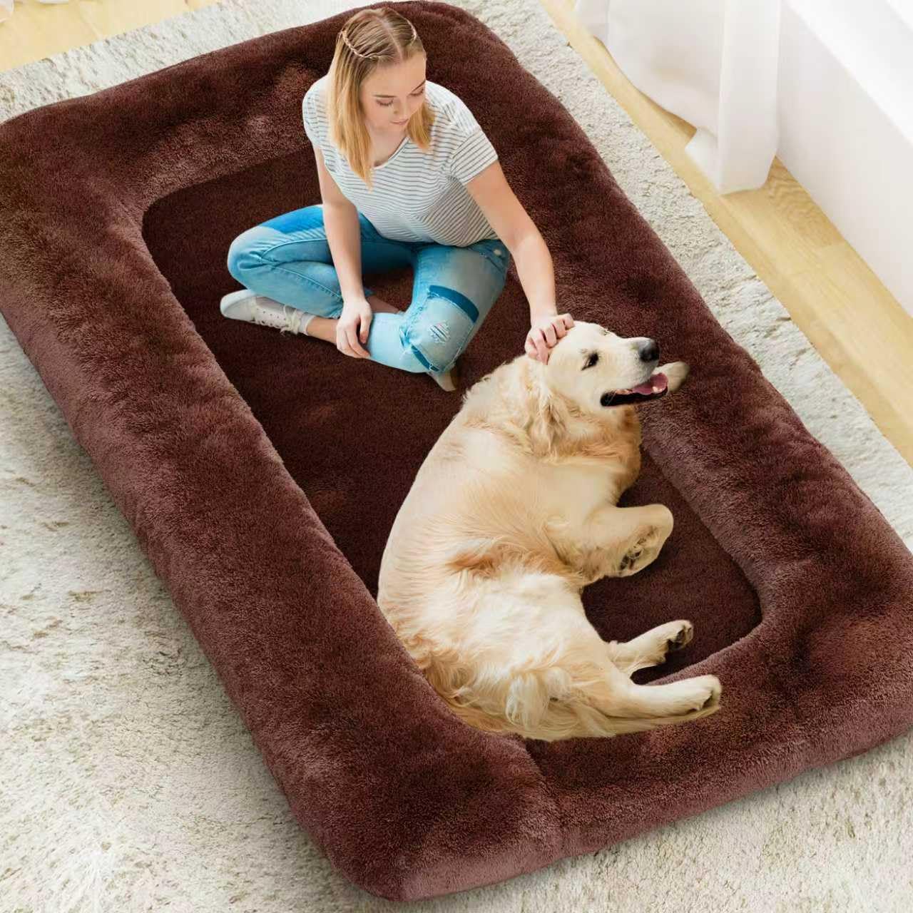 YEFU Human Dog Bed for Adults - Cozy Large Size for Pets