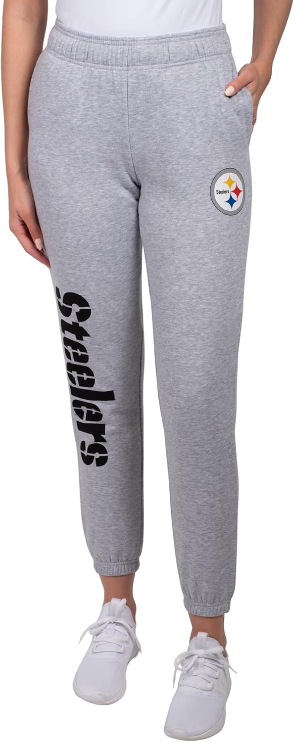 Ultra Game Women's NFL Official Super Soft Sweatpants Joggers