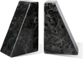 Marble Bookend for Heavy Books - Durable Decorative Bookends