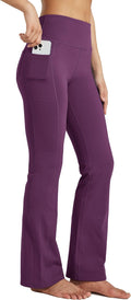 Willit Women's Fleece Lined Yoga Bootcut Pants - Warm