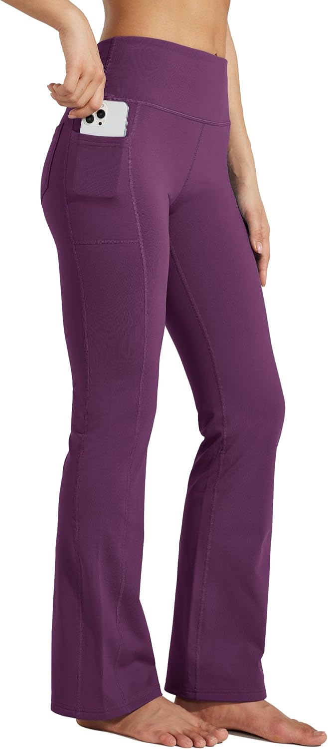 Willit Women's Fleece Lined Pants for Yoga and Winter Activities