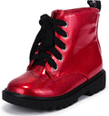 PANDANINJIA Christina Kids Short Ankle Boots - Sparkly Waterproof EASY
