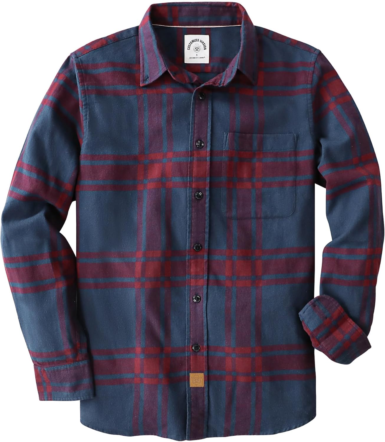 Stylish 100% Cotton Flannel Shirt for Men - Casual Comfort