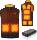 Heated Vest for Men Fleece with Battery 16000mAh - Fast Warmth