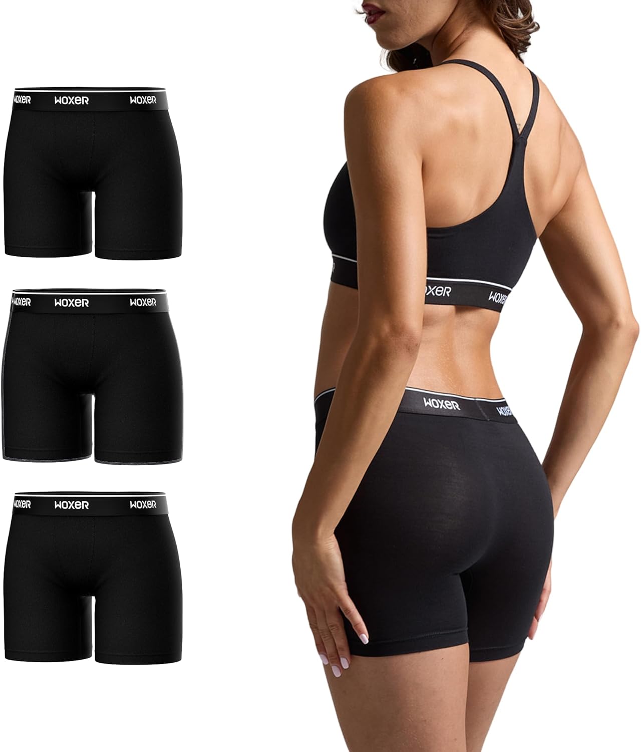 Woxer Boxer Shorts for Women - Soft Modal Boyshorts Comfort