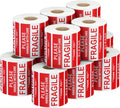 3 x 2 in Handle with Care Fragile Thank You Shipping Label Stickers