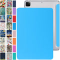 iPad PRO 12.9 Inch 4th Gen 2020 Trifold PU Leather Case - Blue