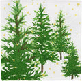 Stylish Caspari White Christmas Cocktail Napkins - 20 Pack