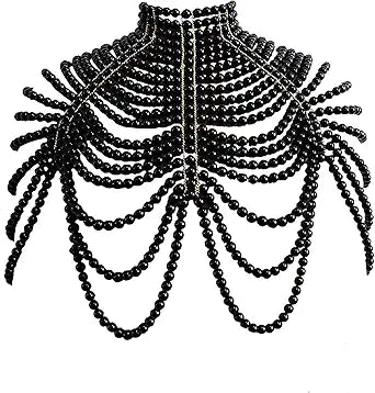 CCbodily Pearl Body Chain Bra - Stunning Jewelry for Any Occasion