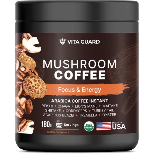 Organic Mushroom Coffee | Boost Focus & Immunity