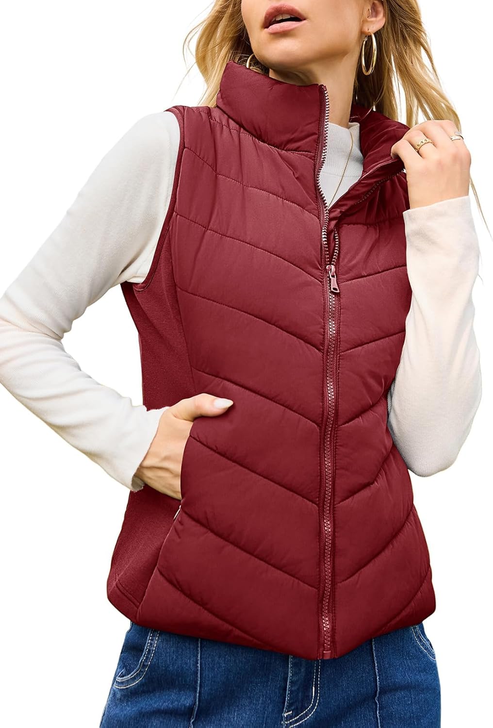 Stylish Dokotoo Puffer Vest for Women - Warm Quilted Outerwear