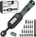1/4 Torque Wrench Digital (1.1-22.2 ftlb) - Precise 1% Accuracy