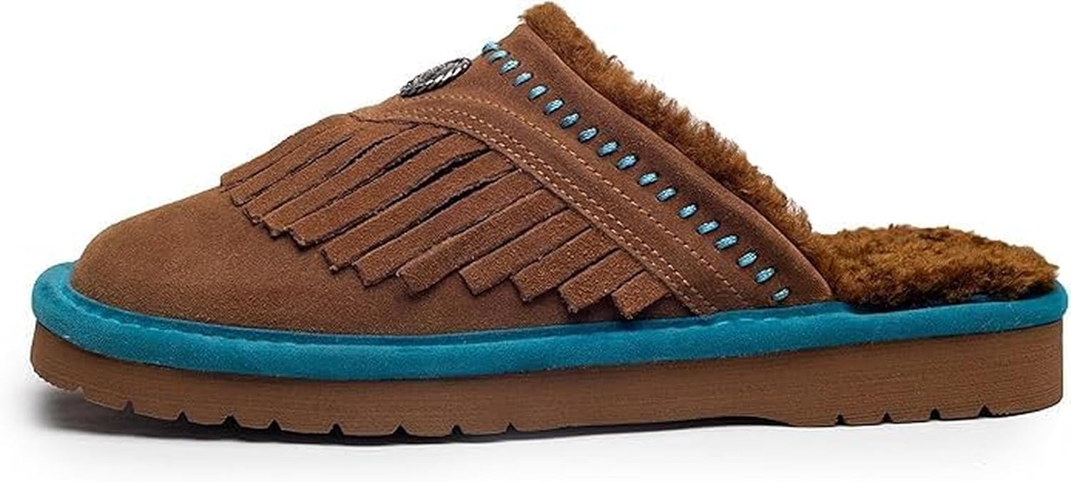 ARIAT Women's Jackie Square Toe Suede Leather Slippers Review