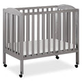 Dream On Me 3 in 1 Portable Folding Side Crib - Compact Convertible