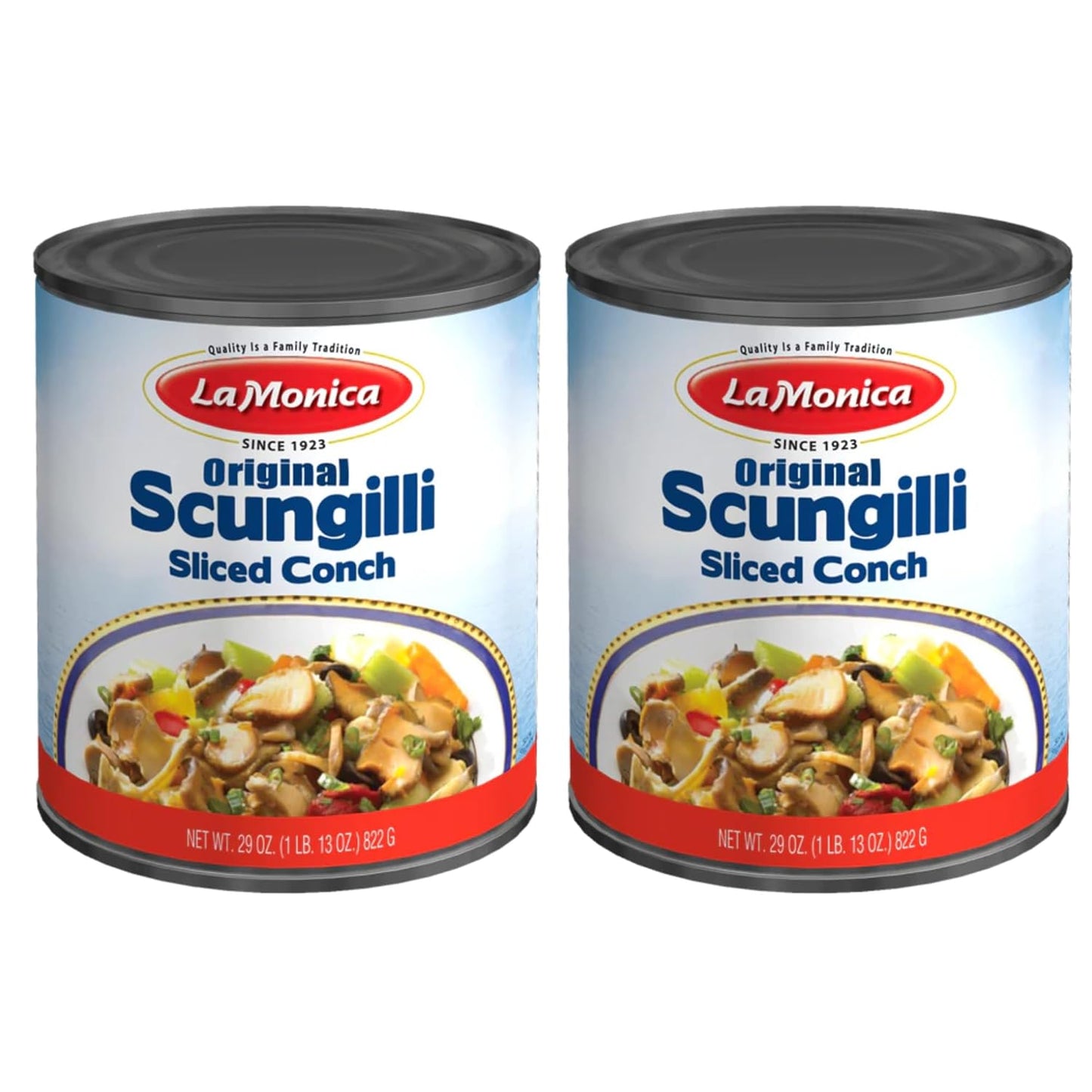 LaMonica Original Scungilli 29 oz Can - Premium Conch Meat