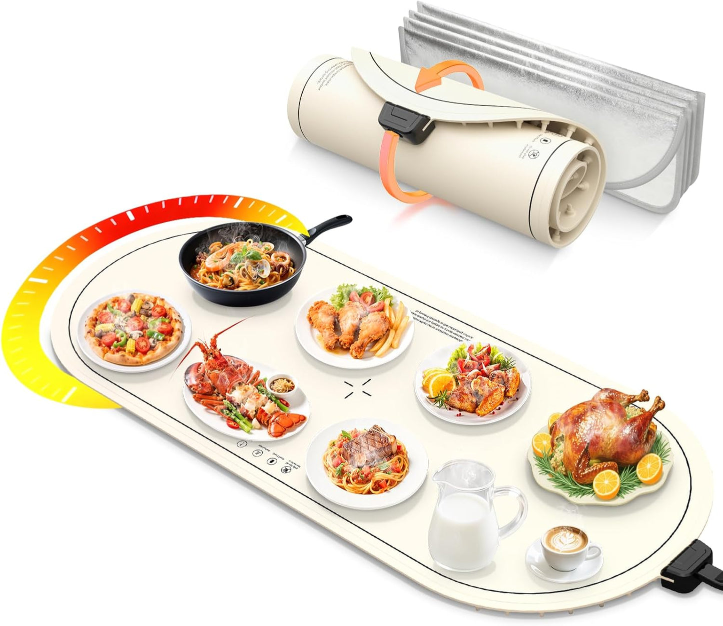 Extra Large Warming Mat for Food - Perfect for Parties and Buffets